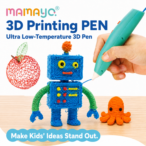Mamayo 3D Printing Pen Filament Refills - Pastel 10 Colors (3m)