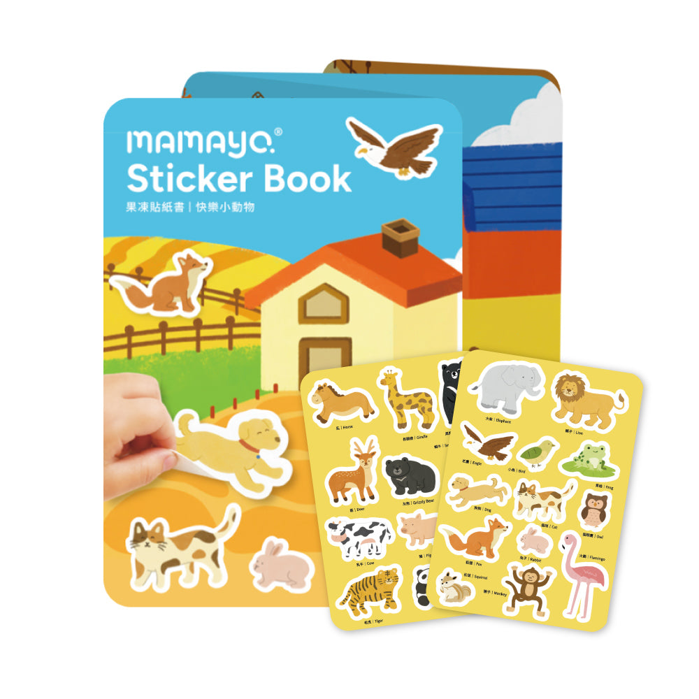 Mamayo Sticker Book - Happy Animals