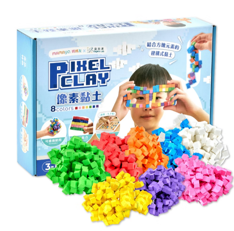 Mamayo Pixel Clay Standard 8 Colour Set
