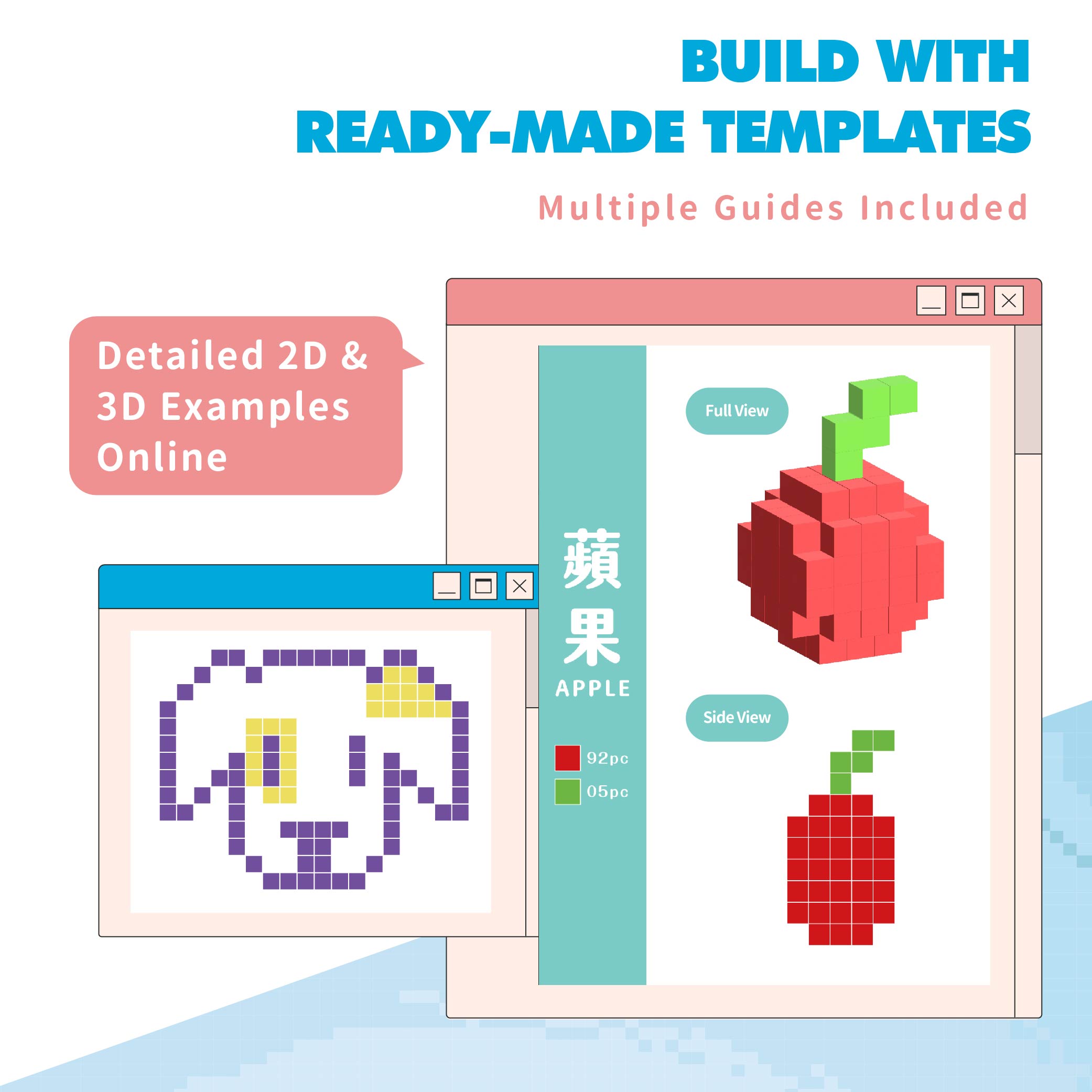 Mamayo Pixel Clay Standard 8 Colour Set