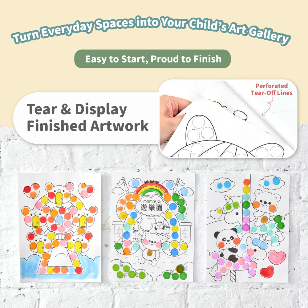Mamayo Dot Marker Doodle Book –Funfair & Circus