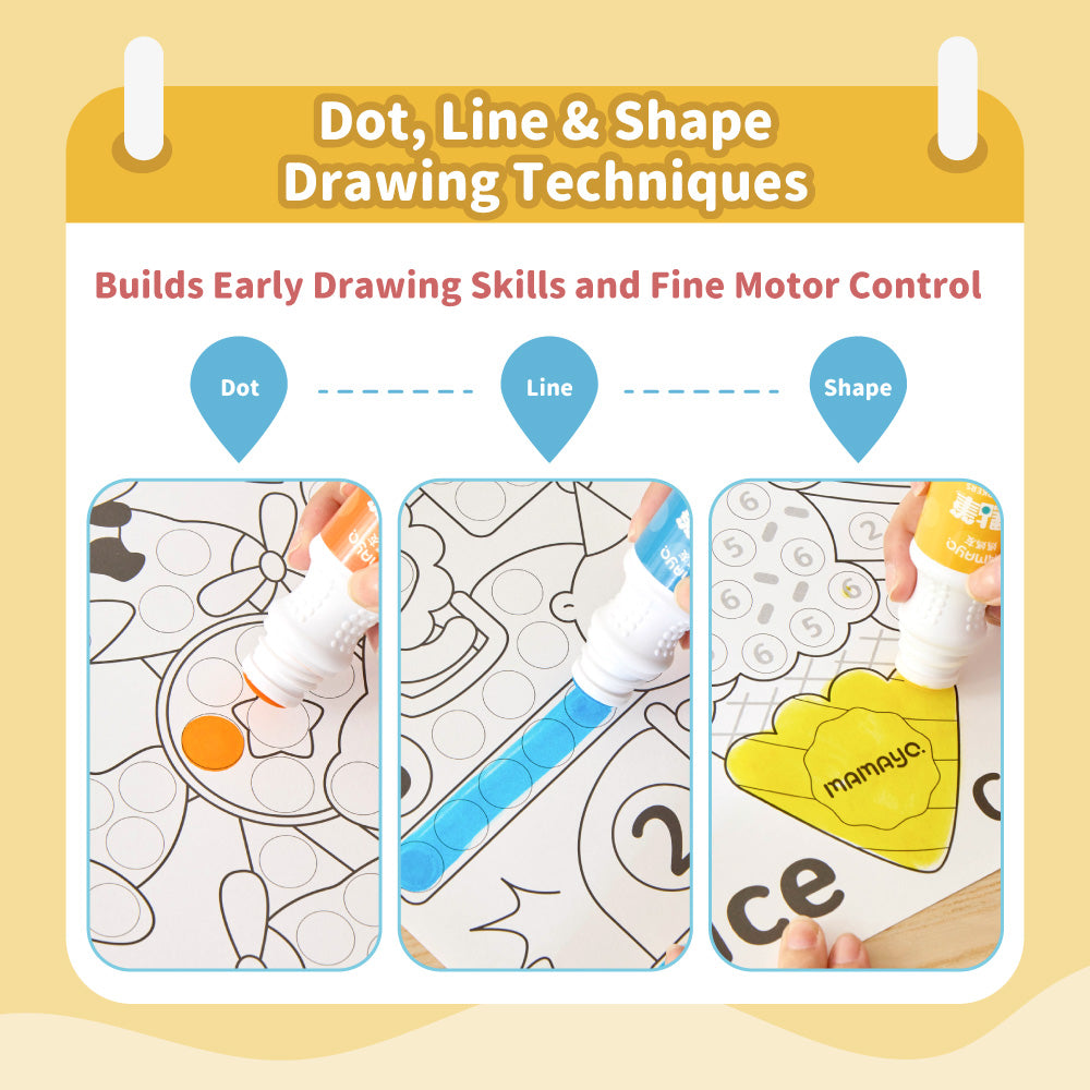 Mamayo Dot Marker Doodle Book –Funfair & Circus