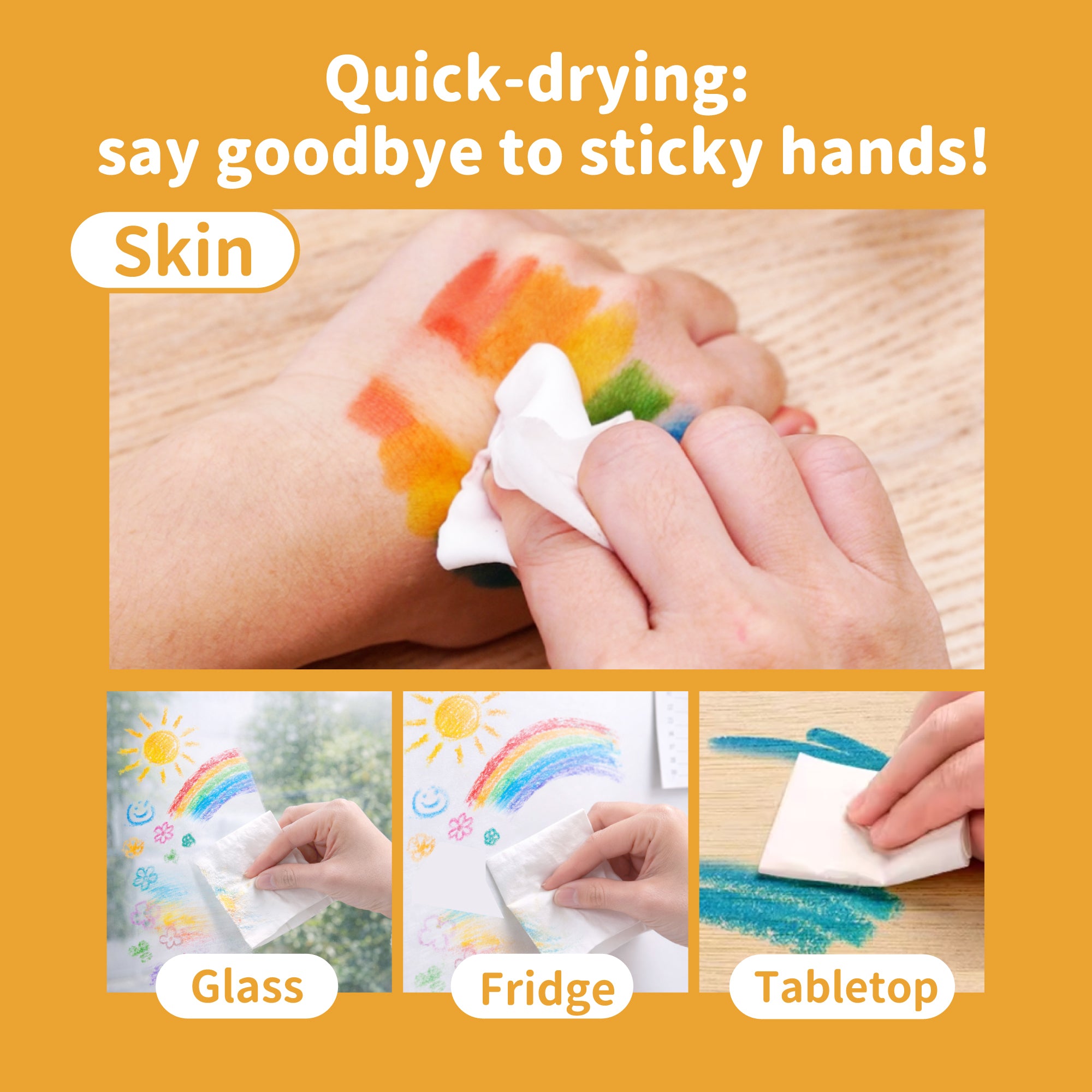 Mamayo Silky Spin Water Crayons – 12 Colours