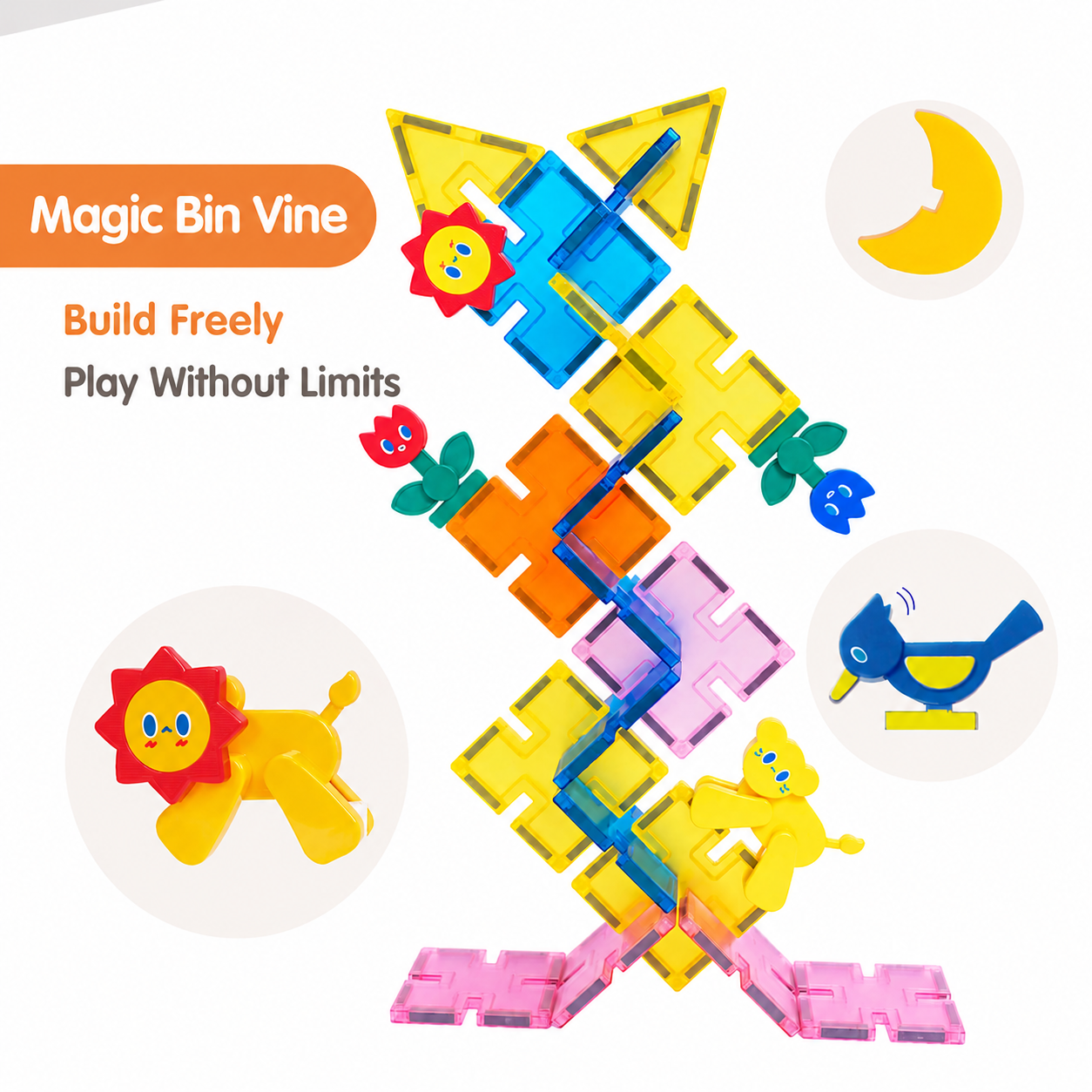 Mamayo Snaplock™ magnetic Tiles