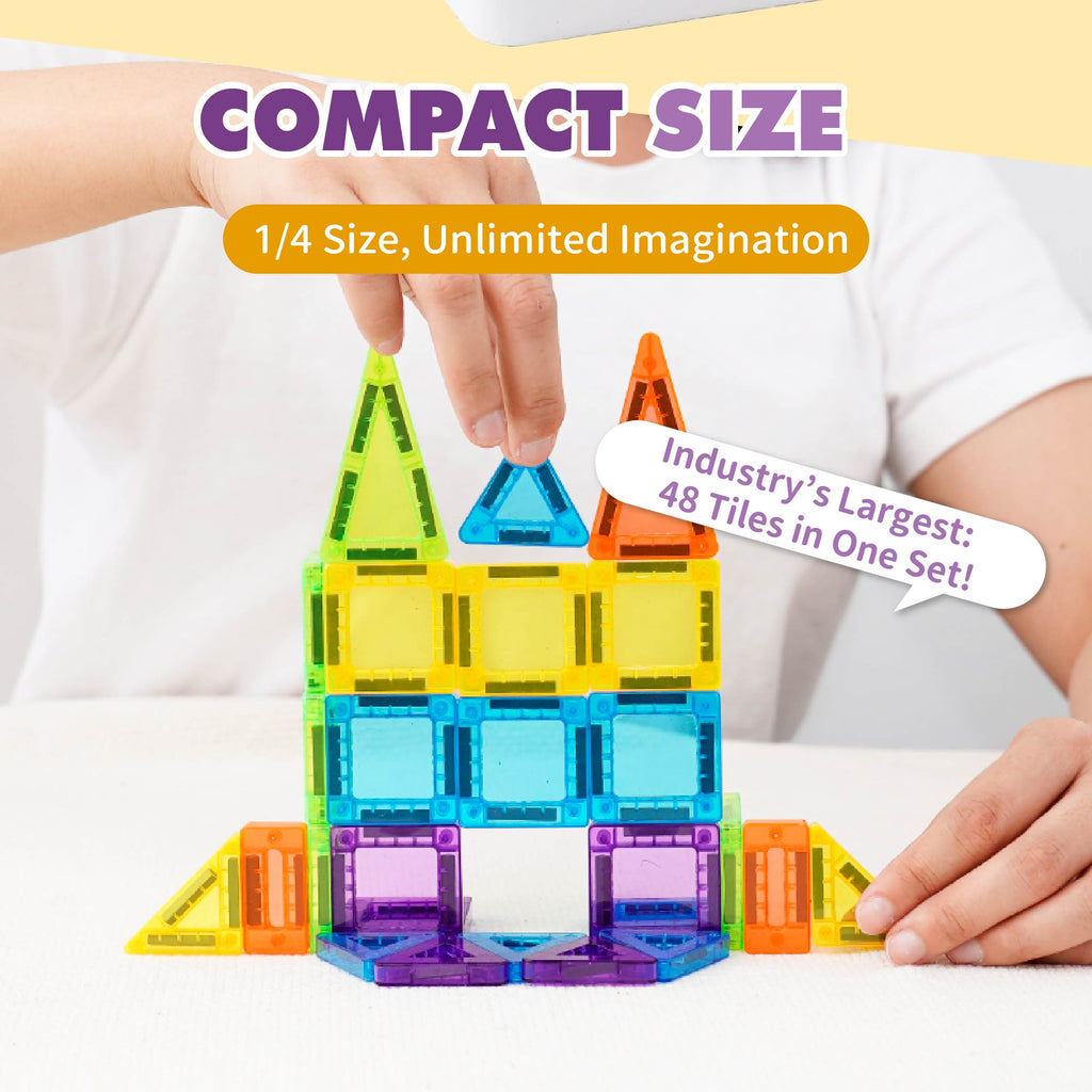 Mamayo Mini Magnetic Tiles (48pcs)