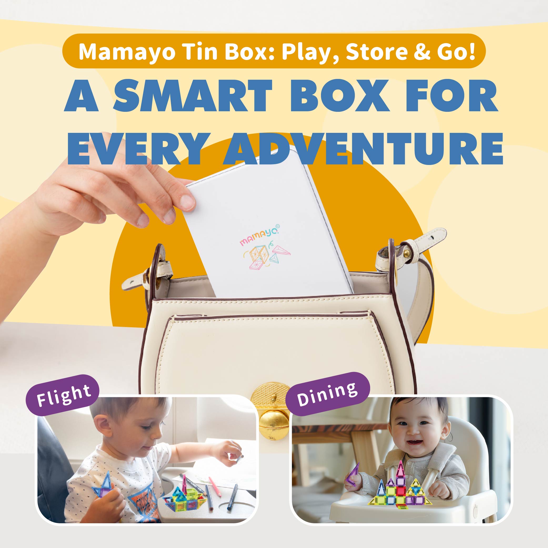 Mamayo Mini Magnetic Tiles (48pcs)