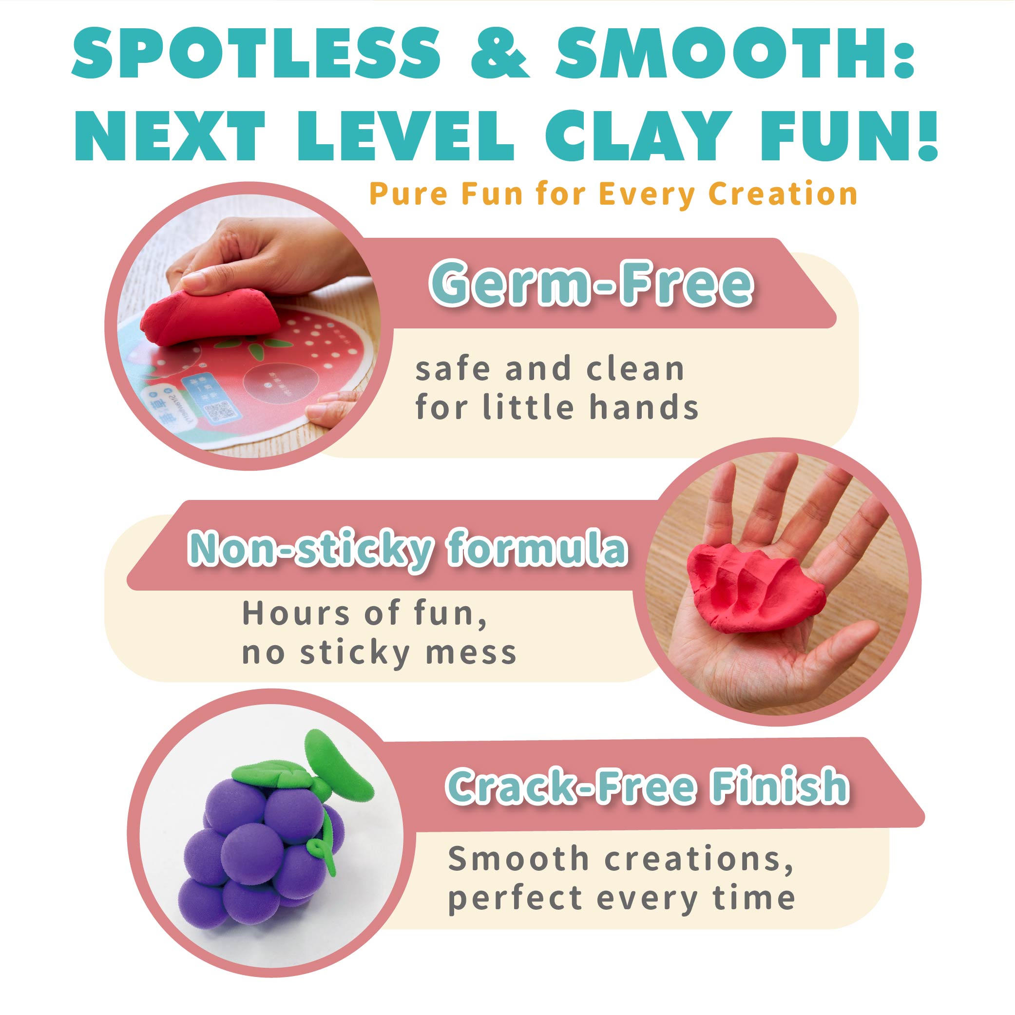 Mamayo Zero-Fail Ultra-Light Clay – Calming Animal Zoo