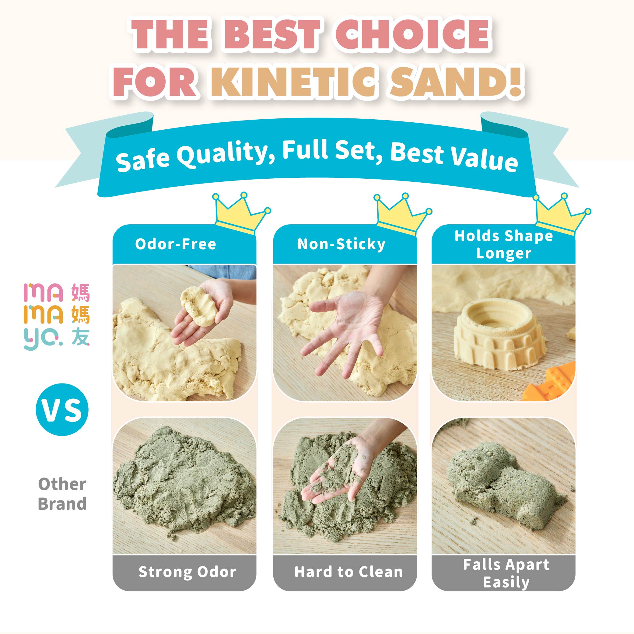 Mamayo Immersive Kinetic Sand – Refill Pack(1kg)