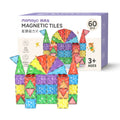 Mamayo Magnetic Tiles- Rainbow Paradise Deluxe Set (60pcs)