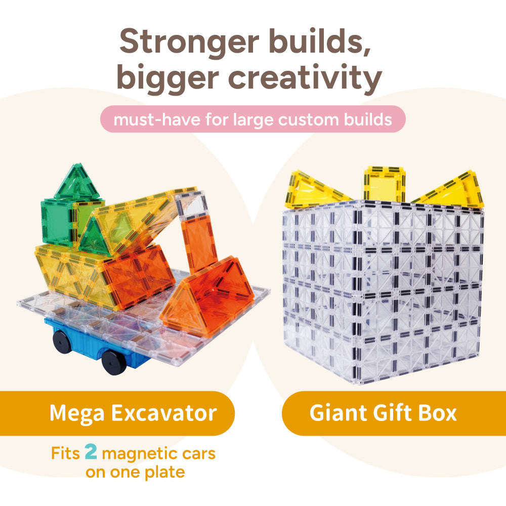 Mamayo Magnetic Tiles – Large Base Plate Set (2 pcs)