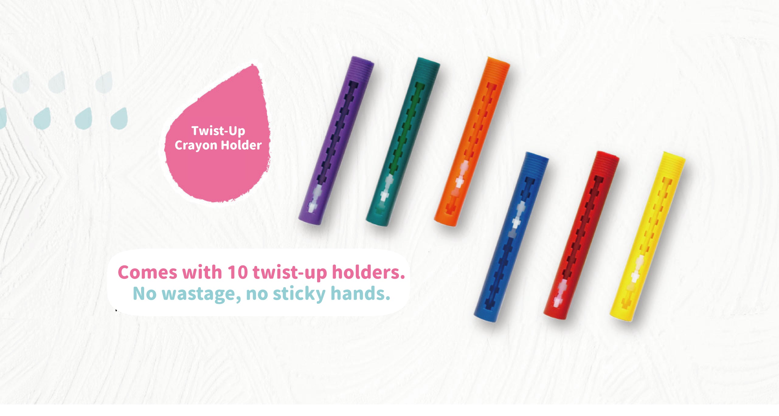 Mamayo Washable Crayons 12 Colour