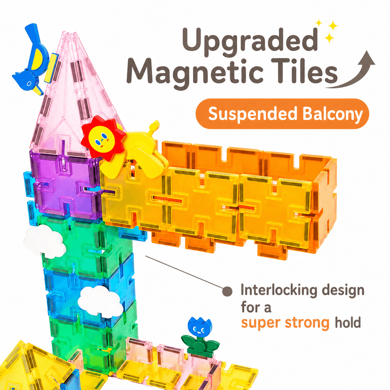 Mamayo Magnetic Tiles - Spark Builder Set