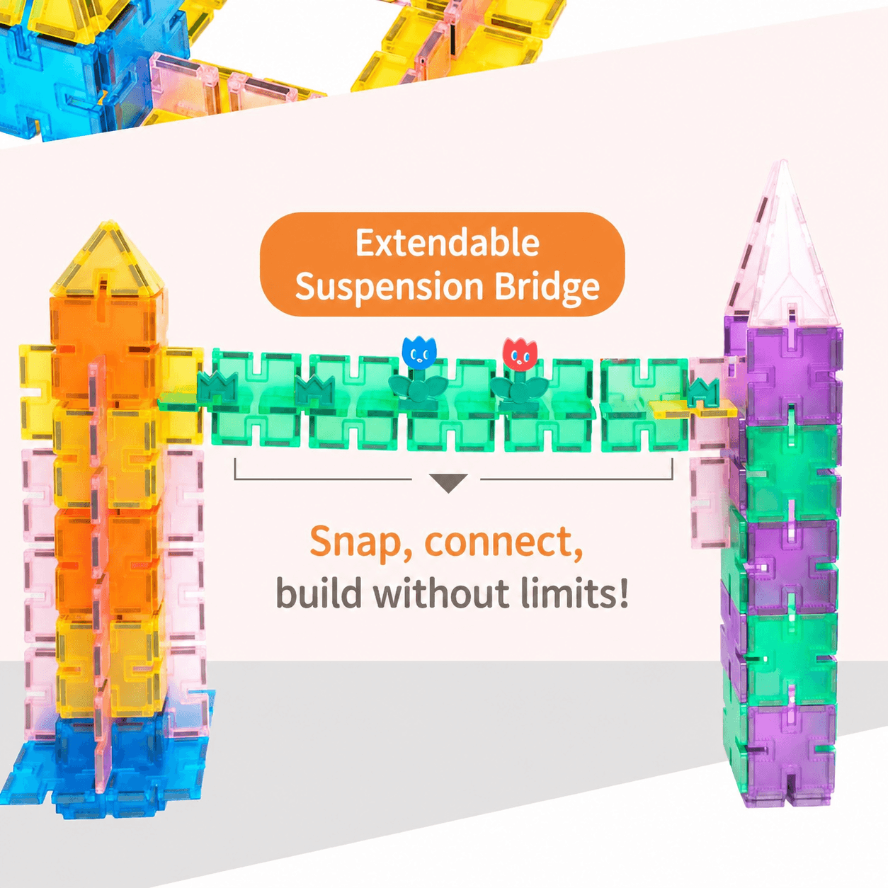 Mamayo Magnetic Tiles - Spark Builder Set