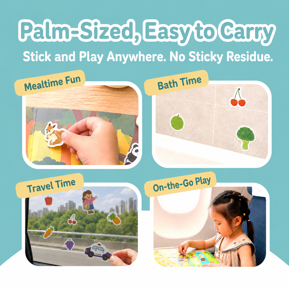 Mamayo Sticker Book - Go! Transport