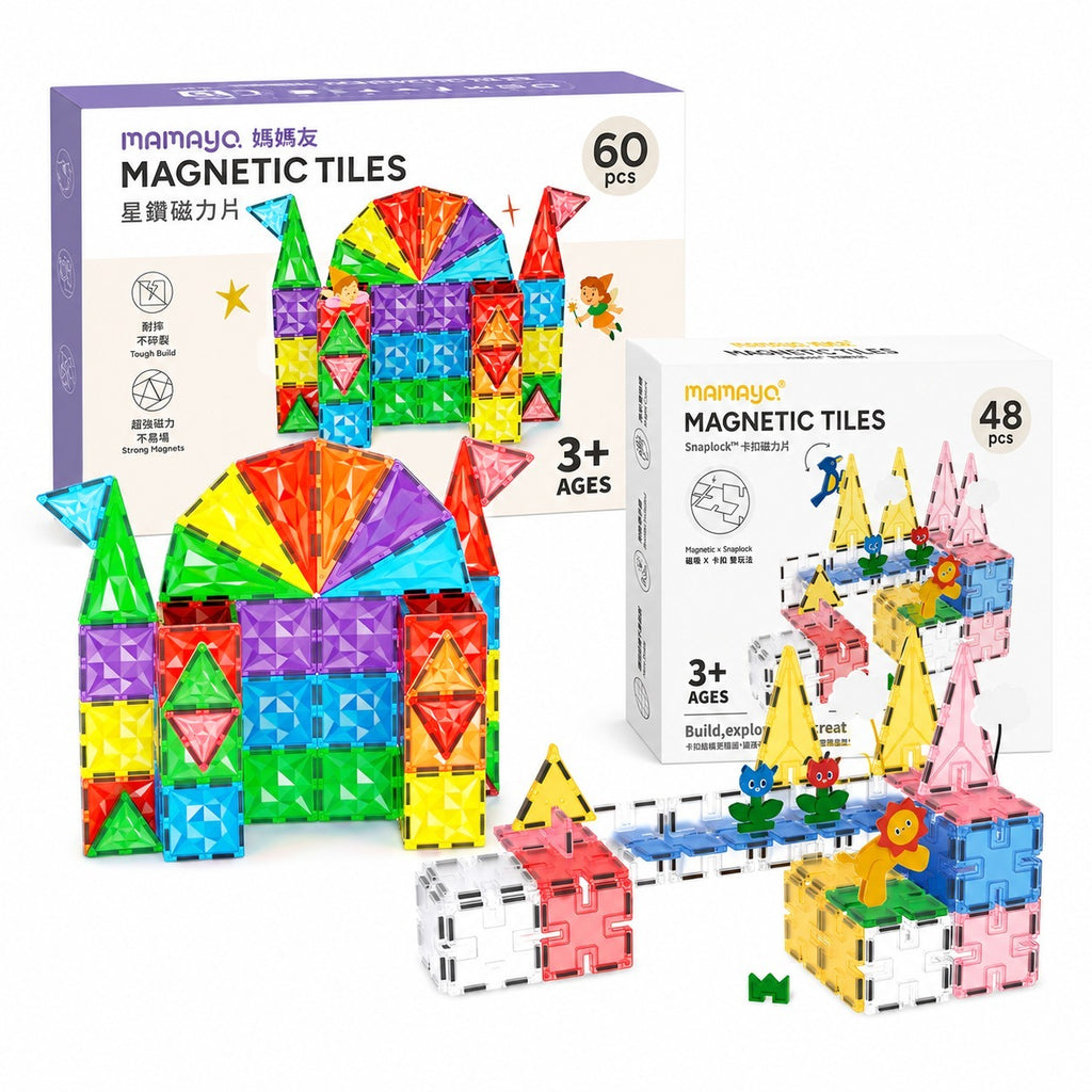 Mamayo Magnetic Tiles - Spark Builder Set