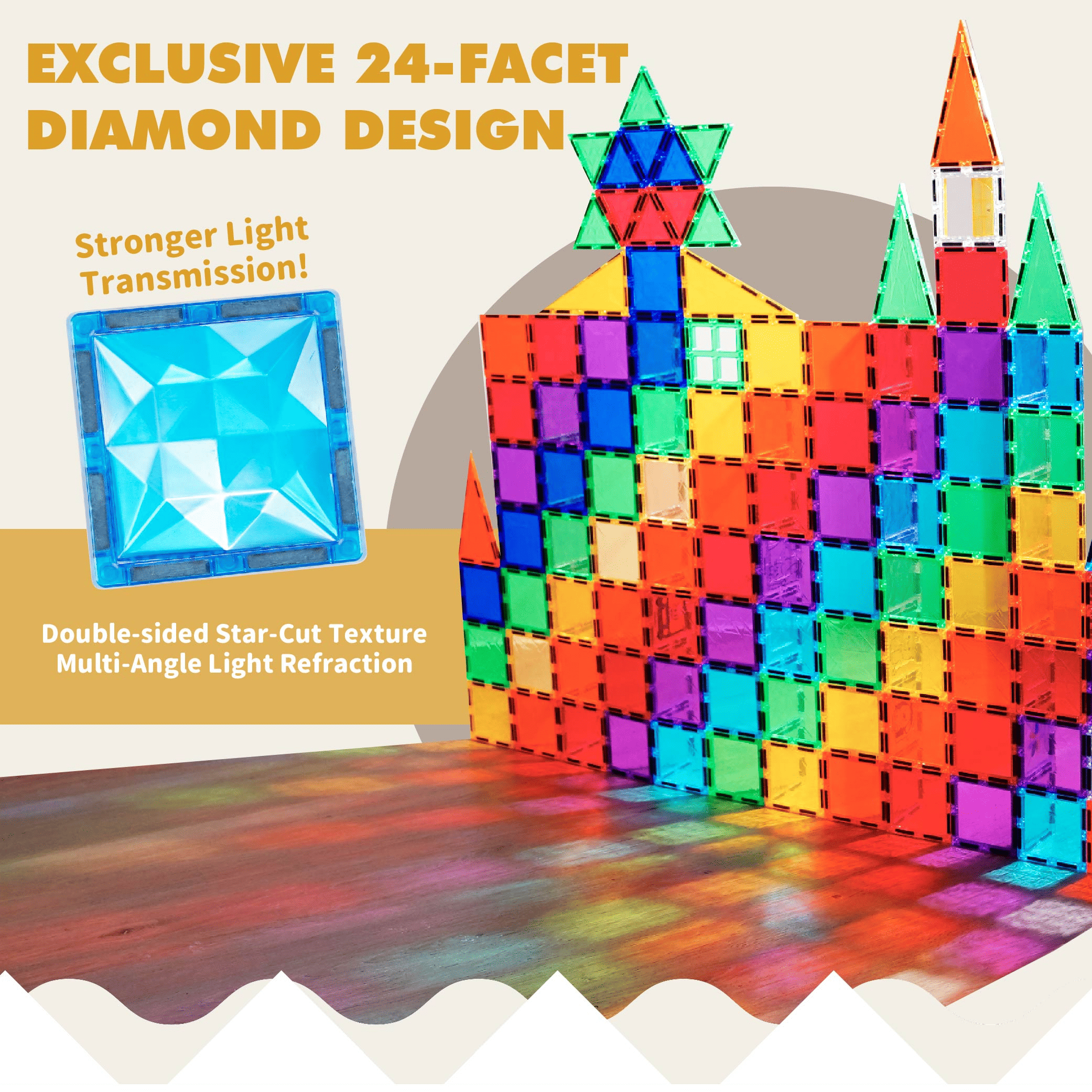 Mamayo Magnetic Tiles - Spark Builder Set
